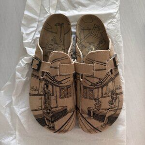 Derschutze Faces Denim Clog